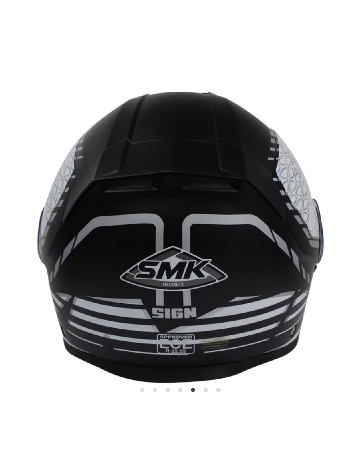 CASCO SMK GLIDE BASIC NEGRO/BLANCO MATE